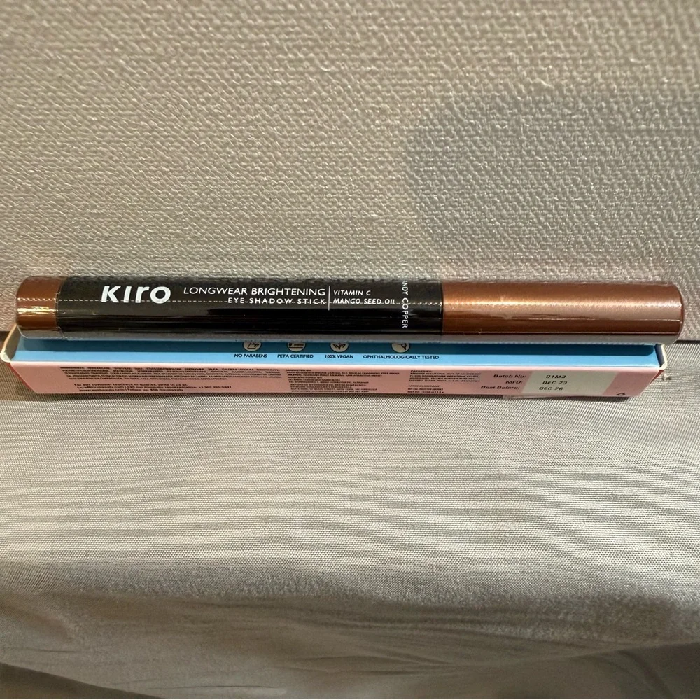 NIB Kiro Longwear Eyeshadow Stick 02 Sandy Copper Vegan Clean Beauty Shadow